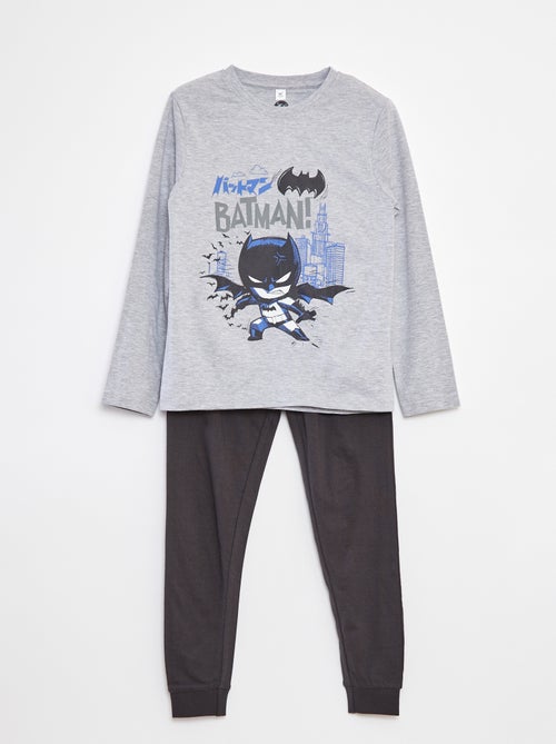 Pijama largo estampado 'Batman' - 2 piezas - Kiabi