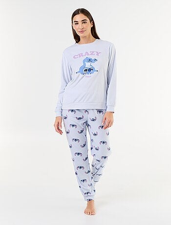 Pijama largo estampado 'Disney' - 2 piezas