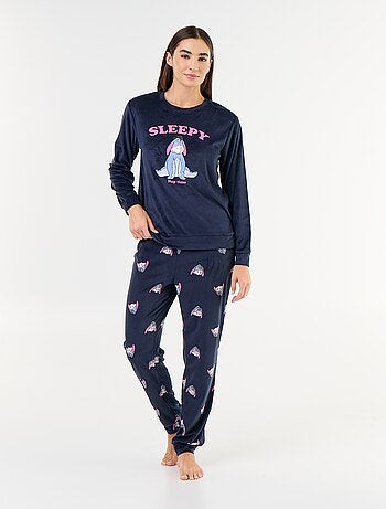 Pijama largo estampado 'Disney' - 2 piezas