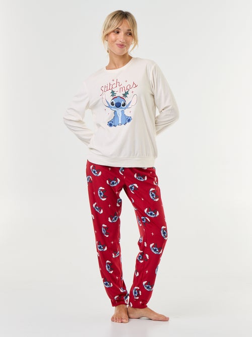 Pijama largo estampado 'Disney' - 2 piezas - Kiabi Pijama largo estampado 'Disney' - 2 piezas - Kiabi