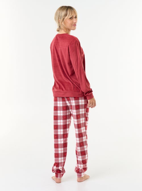 Pijama largo estampado 'Disney' - 2 piezas - Kiabi Pijama largo estampado 'Disney' - 2 piezas - Kiabi