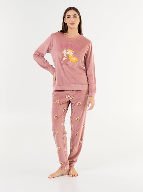 Pijama largo estampado 'Disney' - 2 piezas - Kiabi Pijama largo estampado 'Disney' - 2 piezas - Kiabi