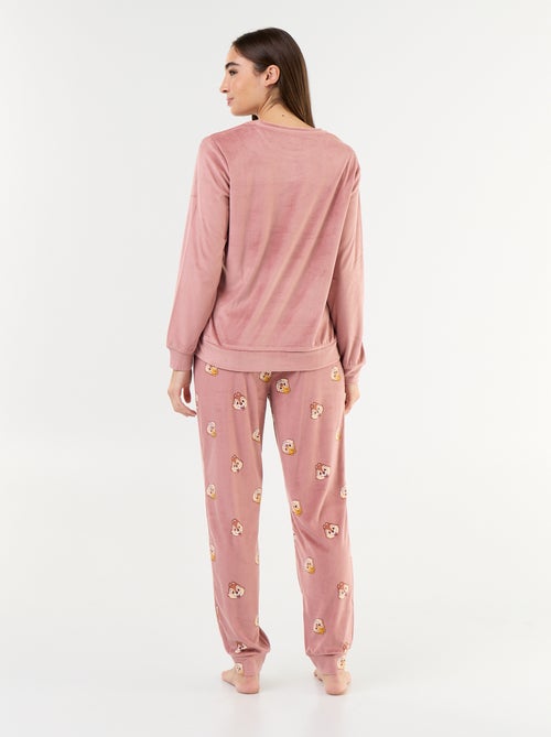 Pijama largo estampado 'Disney' - 2 piezas - Kiabi Pijama largo estampado 'Disney' - 2 piezas - Kiabi