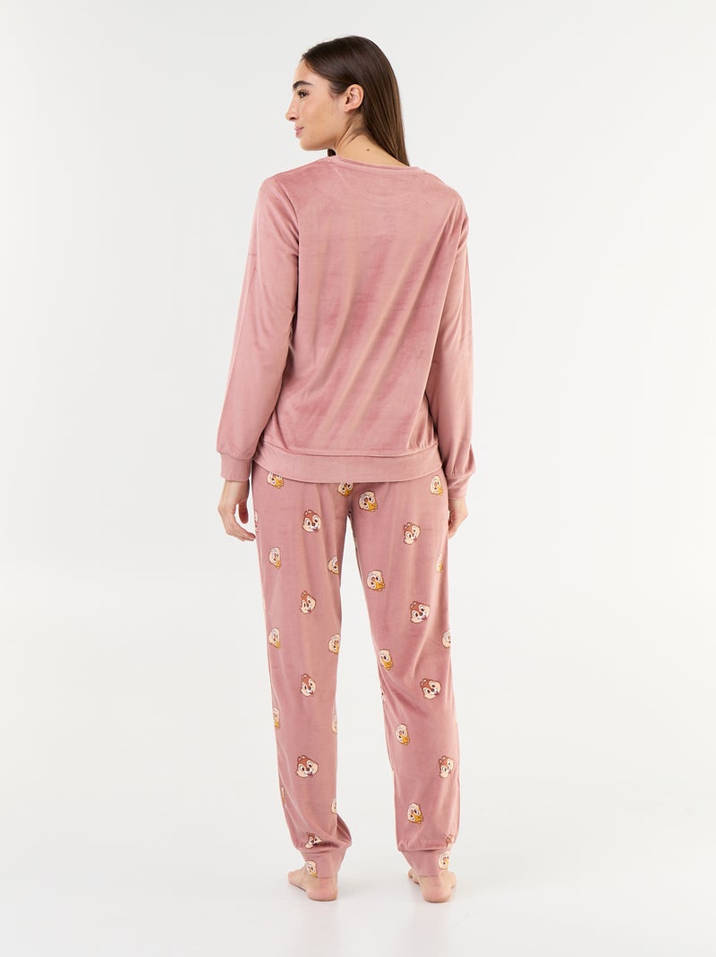 Pijama largo estampado 'Disney' - 2 piezas Rosa - Kiabi