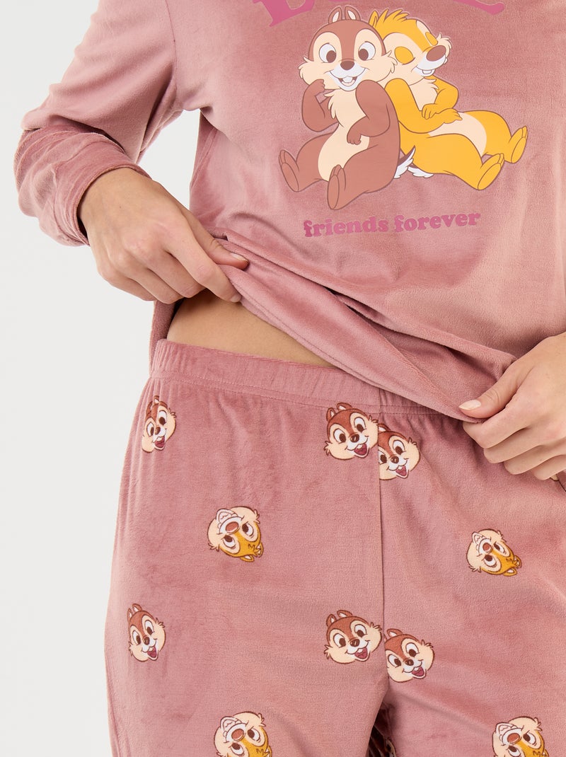 Pijama largo estampado 'Disney' - 2 piezas Rosa - Kiabi