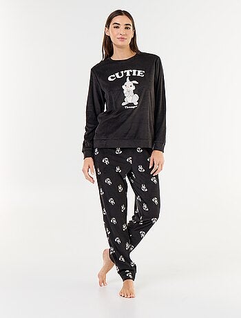 Pijama largo estampado 'Disney' - 2 piezas