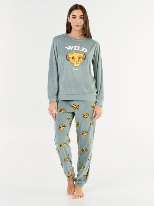 Pijama largo estampado 'Disney' - 2 piezas - Kiabi Pijama largo estampado 'Disney' - 2 piezas - Kiabi