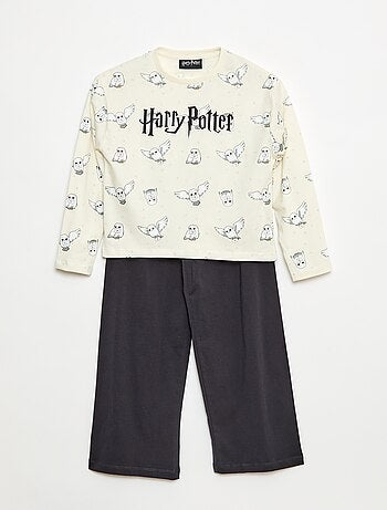 Pijama largo estampado 'Harry Potter' - 2 piezas