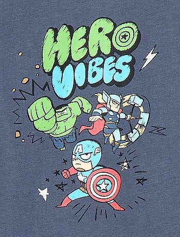 Pijama largo estampado 'Marvel'