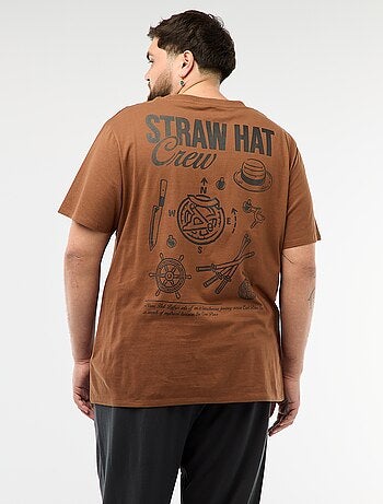 Pijama largo estampado 'One Piece' - 2 piezas