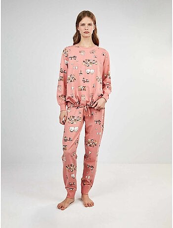 Pijama largo estampado snoopy