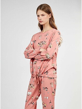 Pijama largo estampado snoopy