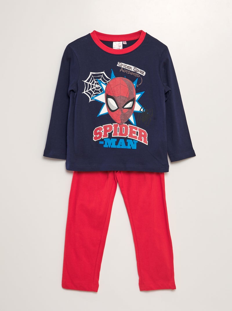 Pijama largo estampado 'Spider-man' AZUL - Kiabi
