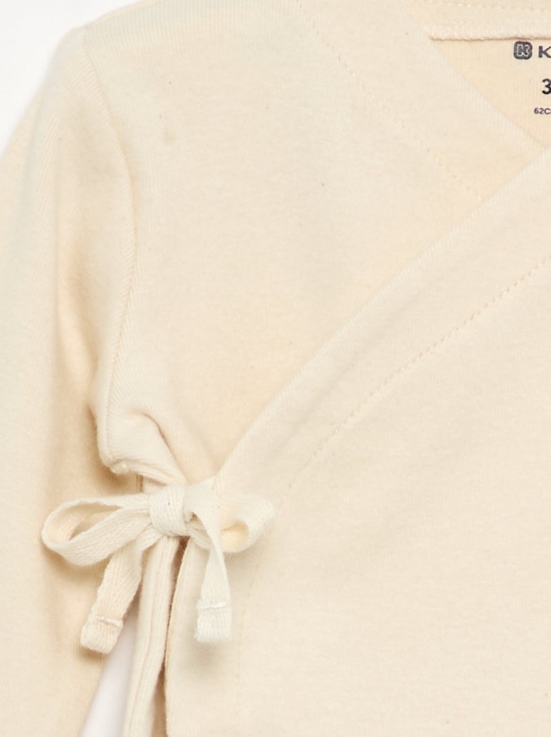 Pijama largo evolutivo - colección fácil de poner Beige - Kiabi