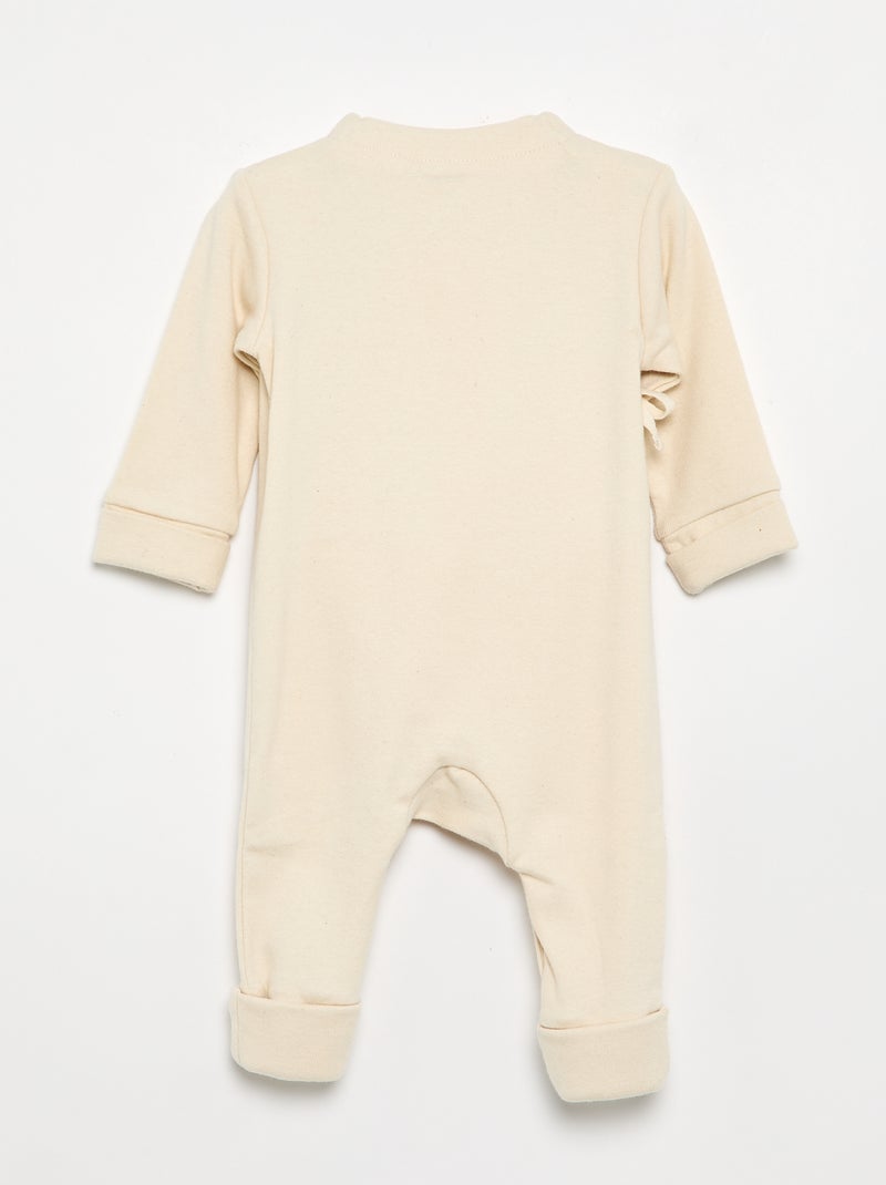 Pijama largo evolutivo - colección fácil de poner Beige - Kiabi
