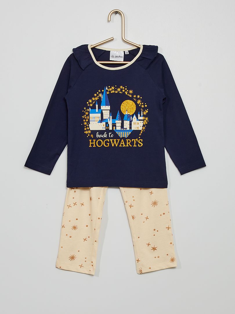 Pijama de niña Harry Potter largo estampado