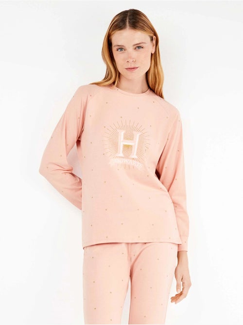 Pijama largo harry potter con microestrellas de algodón - Kiabi Pijama largo harry potter con microestrellas de algodón - Kiabi