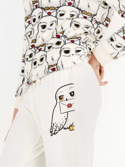 Pijama largo harry potter estampado en tejido polar elástico - Kiabi Pijama largo harry potter estampado en tejido polar elástico - Kiabi