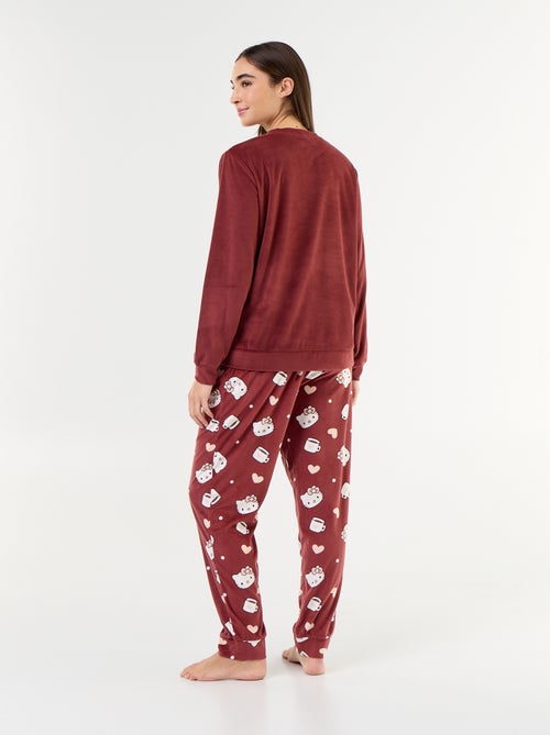 Pijama largo 'Hello Kitty' - 2 piezas - Kiabi