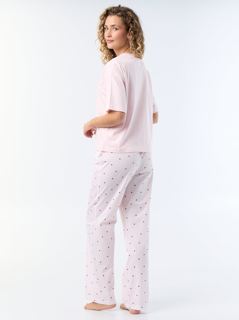 Pijama largo \'Hello Kitty\' - 2 piezas Rosa - Kiabi