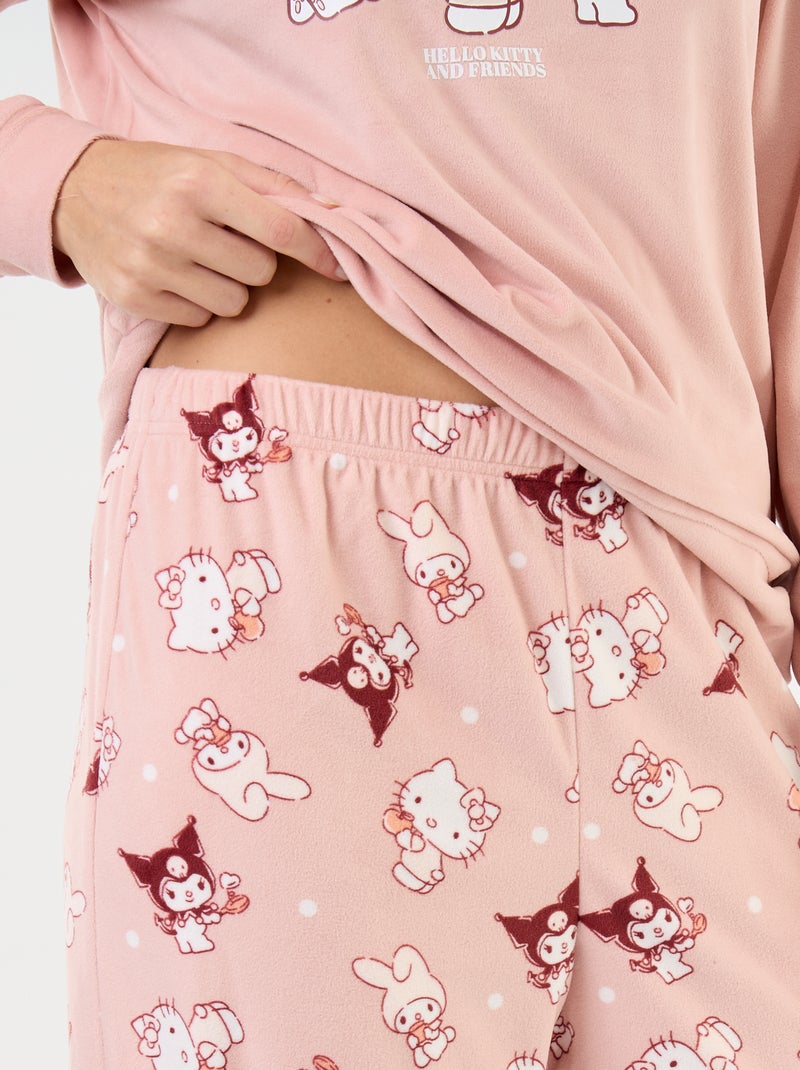 Pijama largo 'Hello Kitty' - 2 piezas Rosa - Kiabi