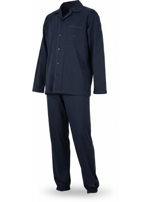 Pijama Largo Hombre Botones OLIVER GRANT PARIS Algodón - Kiabi Pijama Largo Hombre Botones OLIVER GRANT PARIS Algodón - Kiabi