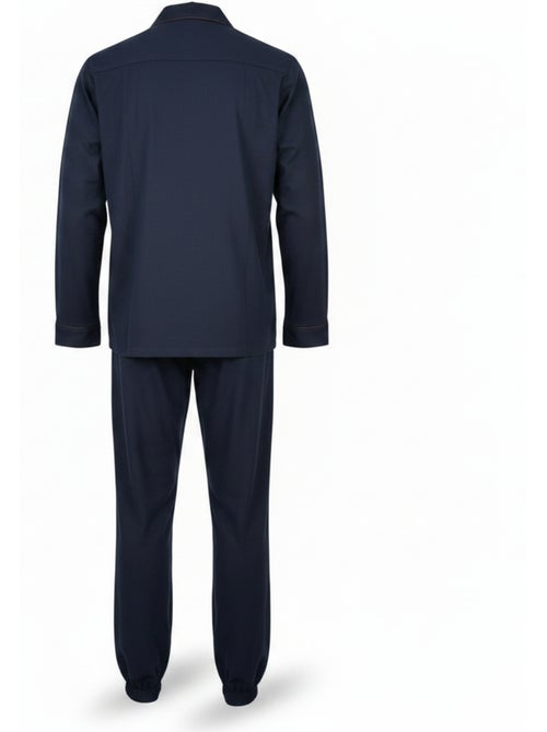 Pijama Largo Hombre Botones OLIVER GRANT PARIS Algodón - Kiabi Pijama Largo Hombre Botones OLIVER GRANT PARIS Algodón - Kiabi