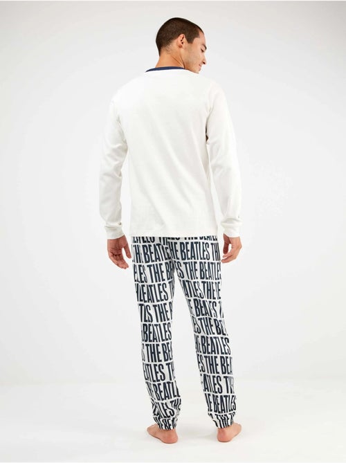 Pijama largo hombre The Beatles en punto con algodón - Kiabi