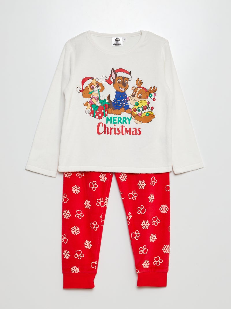 Pijama largo 'La Patrulla Canina' 'Navidad' - 2 piezas ROJO - Kiabi
