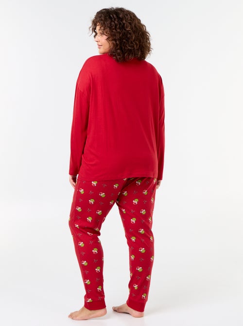 Pijama largo 'Le Grinch' - 2 piezas - Kiabi Pijama largo 'Le Grinch' - 2 piezas - Kiabi