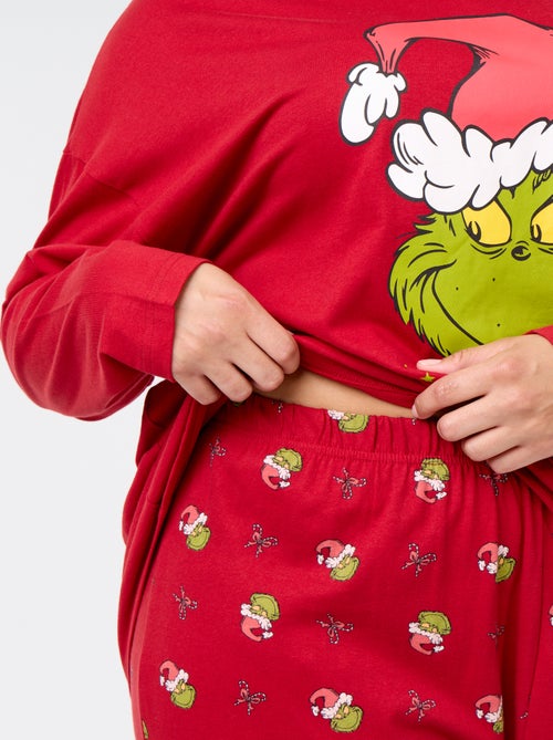 Pijama largo 'Le Grinch' - 2 piezas - Kiabi Pijama largo 'Le Grinch' - 2 piezas - Kiabi