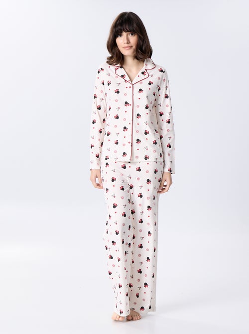 Pijama largo 'Mickey' 'Disney' - 2 piezas - Kiabi Pijama largo 'Mickey' 'Disney' - 2 piezas - Kiabi