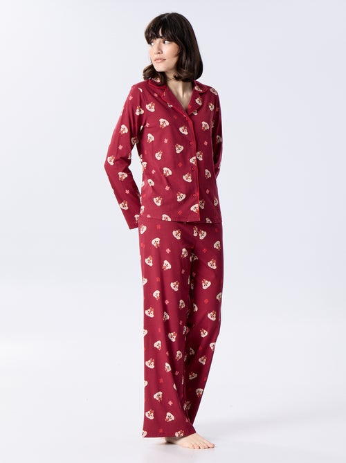 Pijama largo 'Mickey' 'Disney' - 2 piezas - Kiabi Pijama largo 'Mickey' 'Disney' - 2 piezas - Kiabi