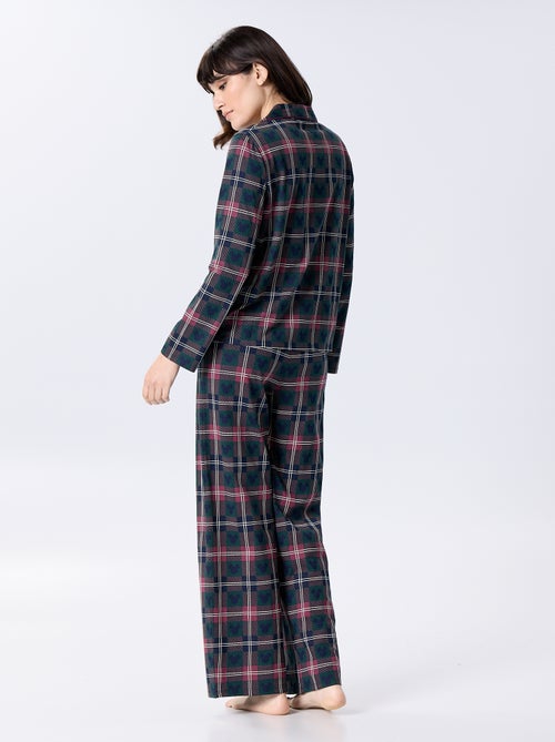 Pijama largo 'Mickey' 'Disney' 'Navidad' - 2 piezas - Kiabi Pijama largo 'Mickey' 'Disney' 'Navidad' - 2 piezas - Kiabi