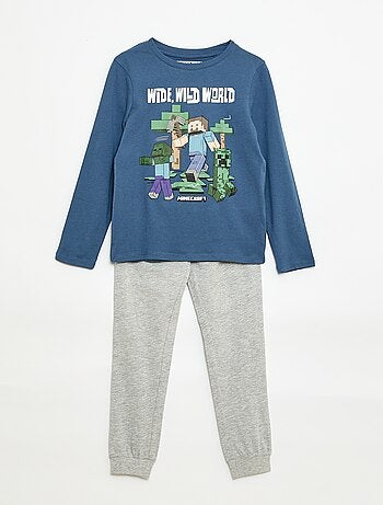 Pijama largo 'Minecraft' - 2 piezas