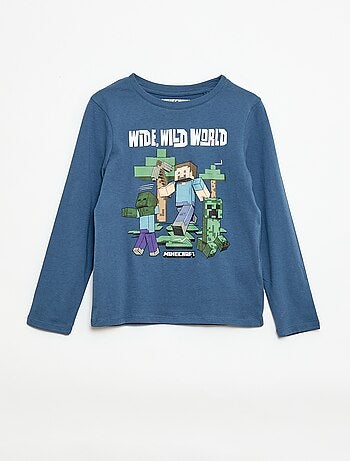 Pijama largo 'Minecraft' - 2 piezas