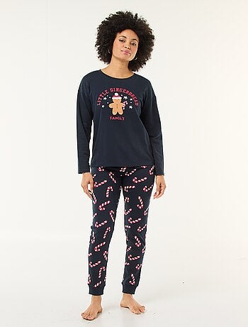 Pijama largo Navidad - 2 piezas