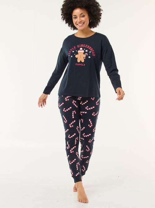 Pijama largo Navidad - 2 piezas - Kiabi