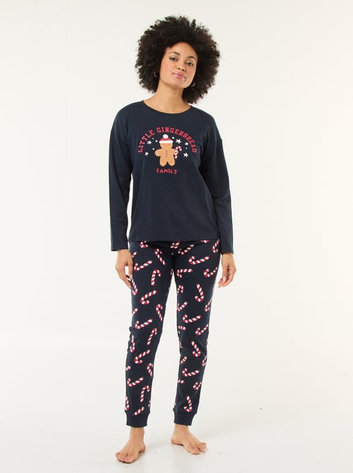 Pijama largo Navidad - 2 piezas - Kiabi