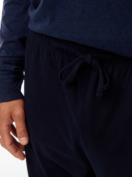 Pijama largo pantalón + camiseta - 2 piezas - Kiabi