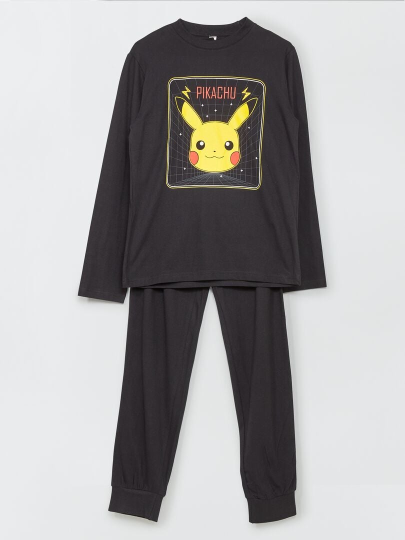 Pijama largo 'Pokémon' - 2 piezas negro - Kiabi