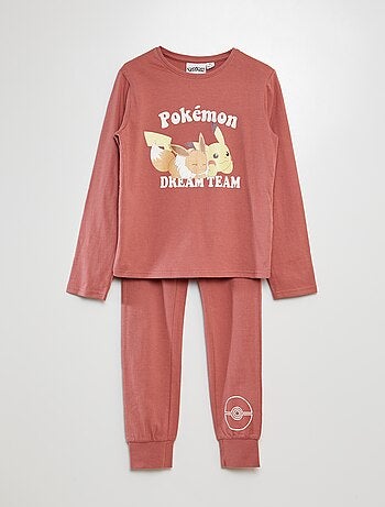 Pijama largo 'Pokémon' - 2 piezas