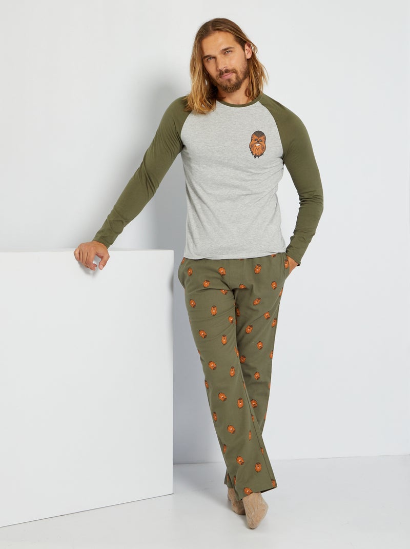 Pijama largo 'Star Wars' - 2 piezas KAKI - Kiabi