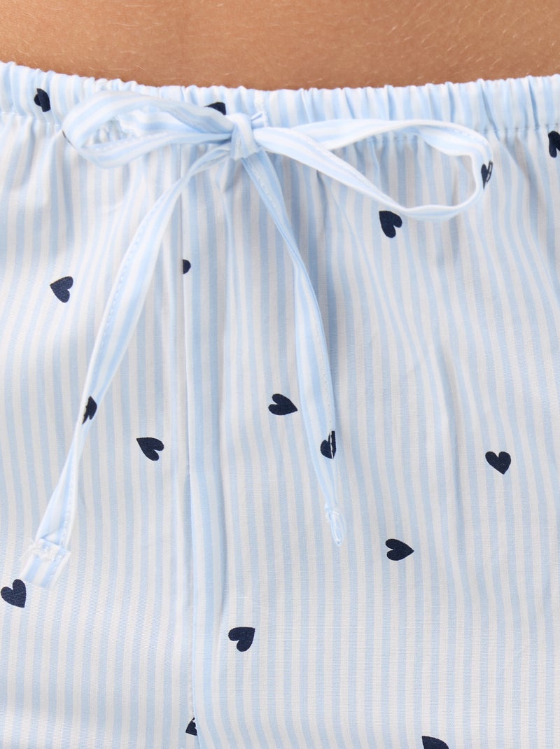 Pijama largo 'Stitch' - 2 piezas Azul - Kiabi