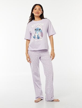 Pijama largo 'Chip y Chop' - 2 piezas