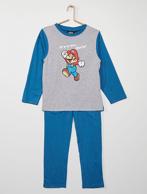 Pijama largo 'Super Mario'                             azul 
