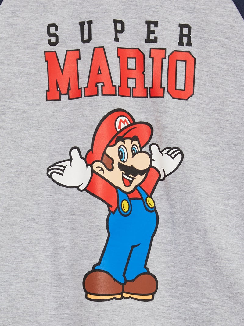Pijama largo 'Super Mario' 'Nintendo' - 2 piezas AZUL - Kiabi