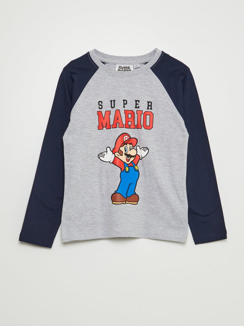 Pijama largo 'Super Mario' 'Nintendo' - 2 piezas AZUL - Kiabi
