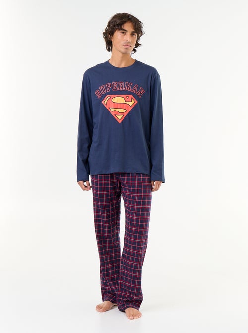 Pijama largo 'Superman' 'DC Comics' - 2 piezas - Kiabi