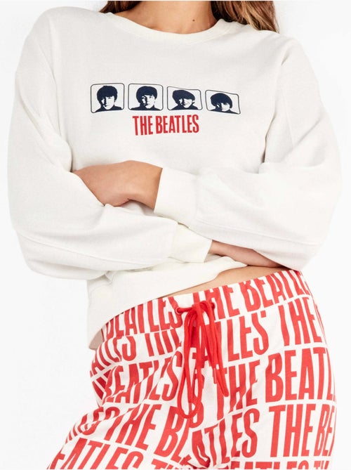 Pijama largo the beatles en tejido de punto con algodón - Kiabi Pijama largo the beatles en tejido de punto con algodón - Kiabi